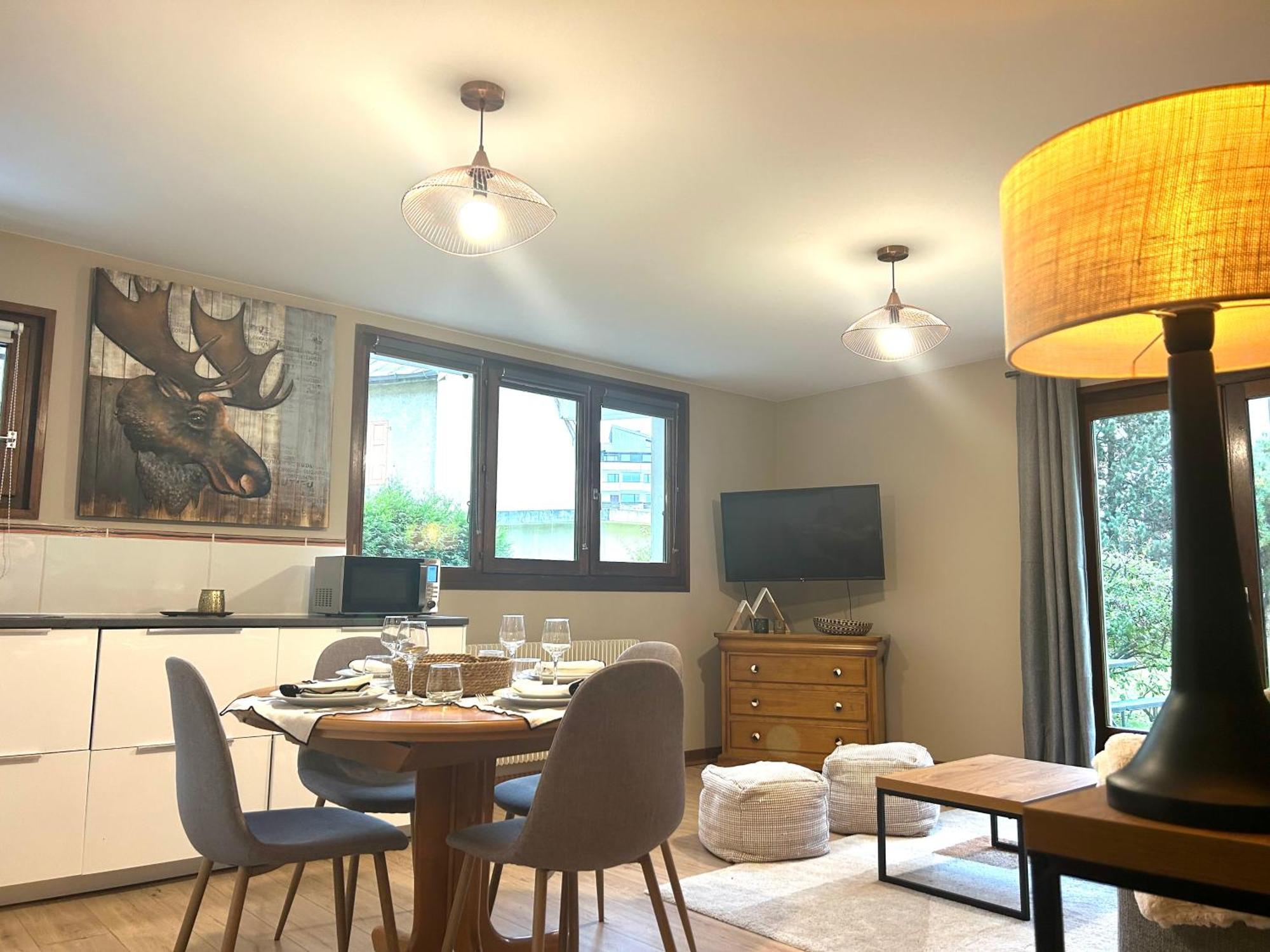 Chalet style apartment 50m2 terrasse Chamonix Eksteriør bilde