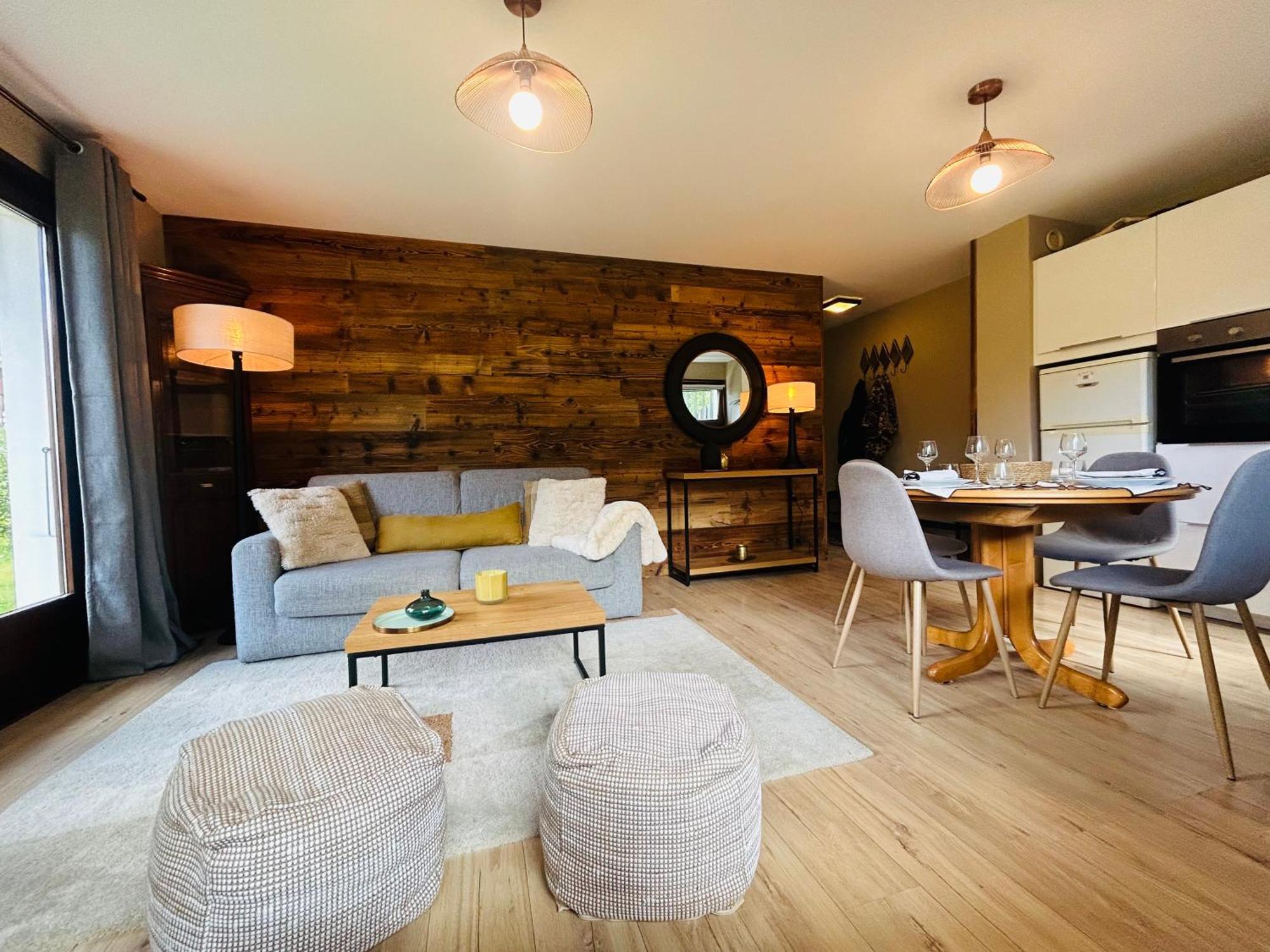Chalet style apartment 50m2 terrasse Chamonix Eksteriør bilde