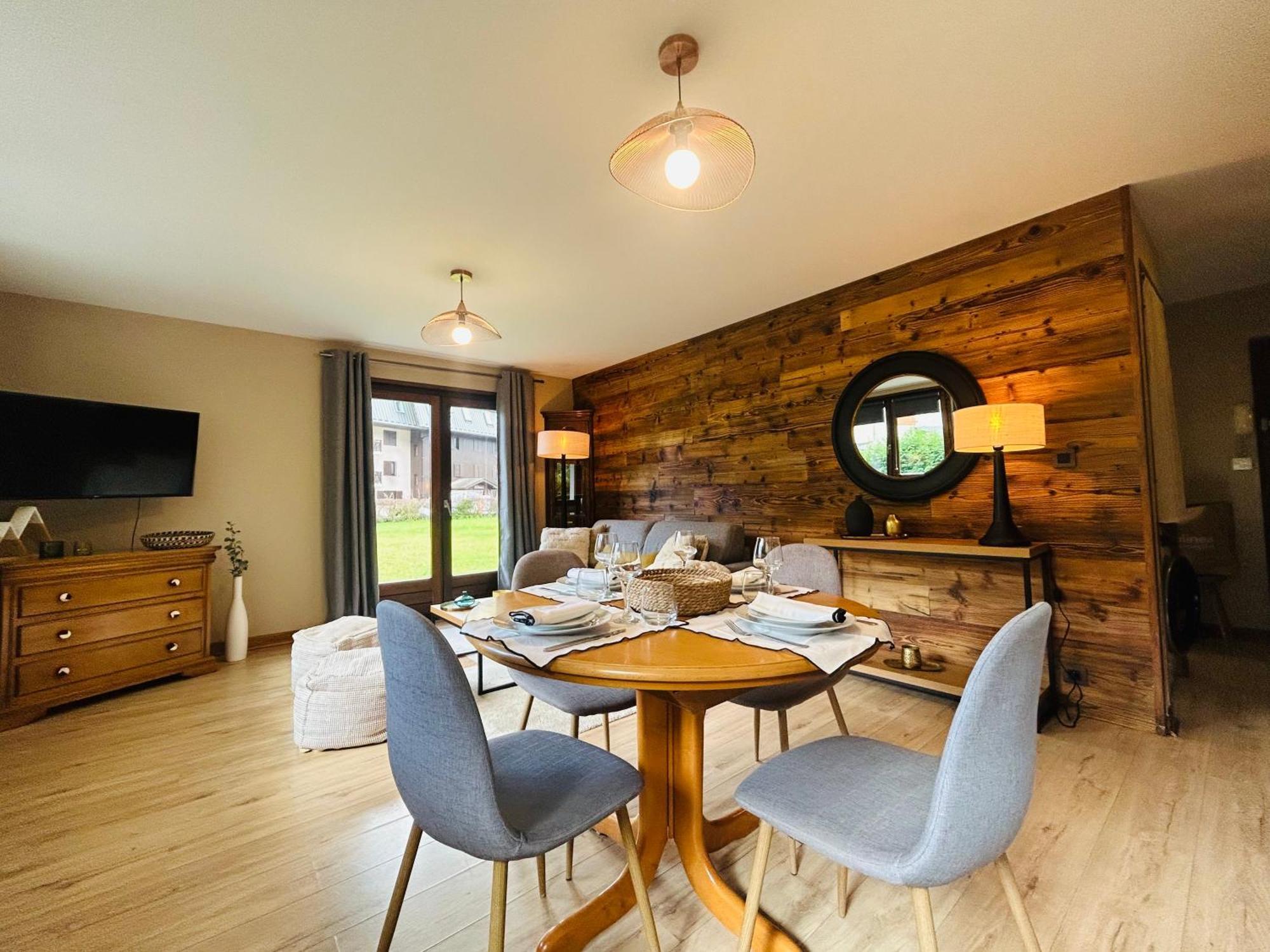Chalet style apartment 50m2 terrasse Chamonix Eksteriør bilde
